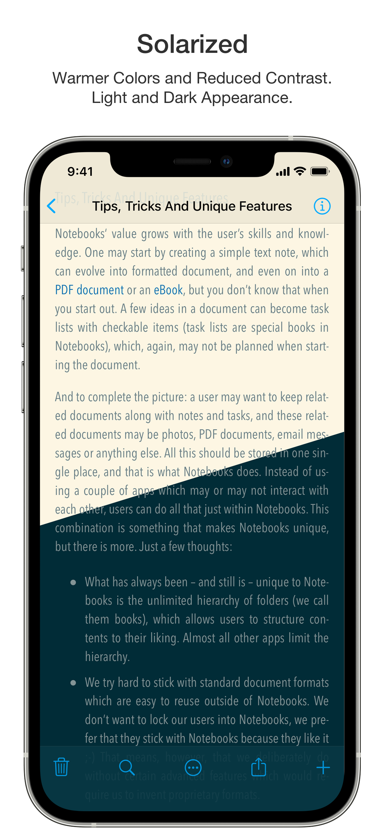 Notebooks – Write and Organize