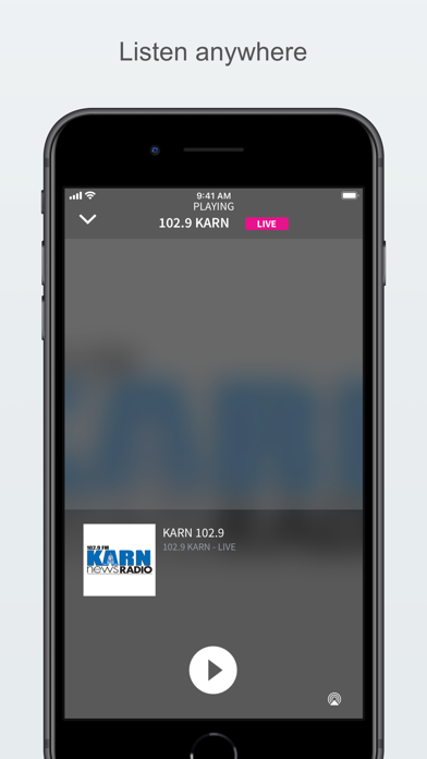 NewsRadio 102.9 KARN Screenshot