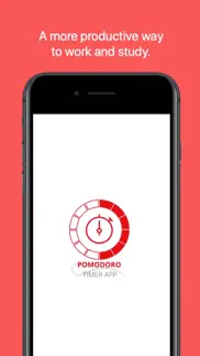 pomodoro timer app iphone screenshot 1