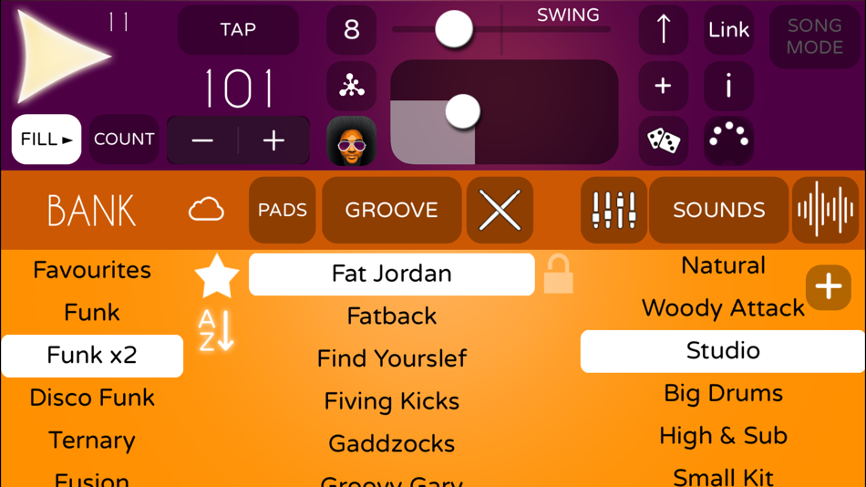 #1. Funk Drummer (iOS) 由: Lumbeat