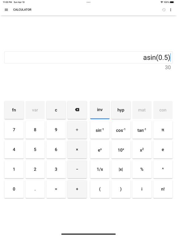 Screenshot #2 for MultiCalc: Advanced Calculator