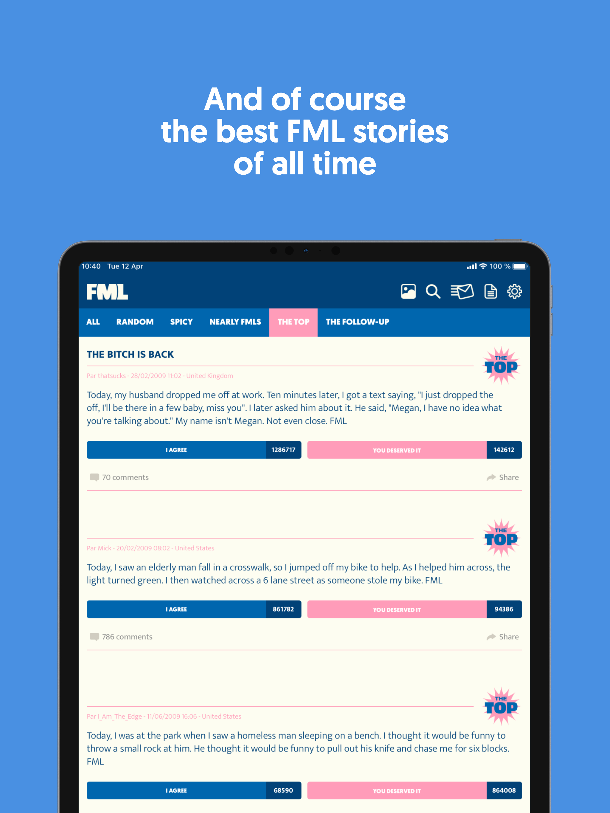 FML - FMyLife screenshot 8