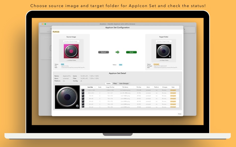 #3. Azzetzz AppIcon Manager (macOS) 게시자: YellowMan GmbH