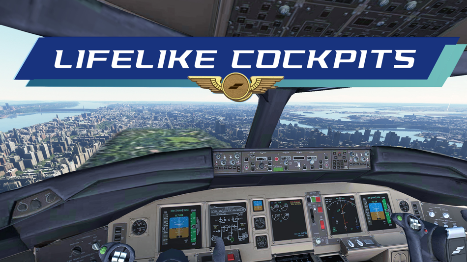 #3. Flight Simulator: Plane Game (iOS) 由: Sir Studios