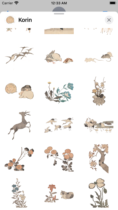 Screenshot #2 pour Korin Stickers