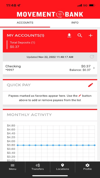 Movement Bank Mobile App