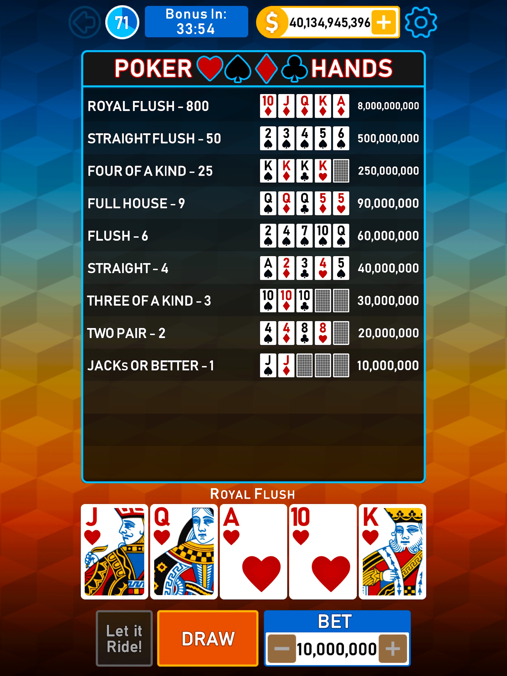 Video Poker Multi Bonusのおすすめ画像3