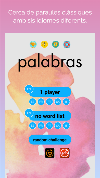 busca palabras: word search Screenshot