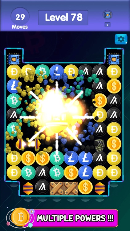 Pop it Crypto Coins Blast Game