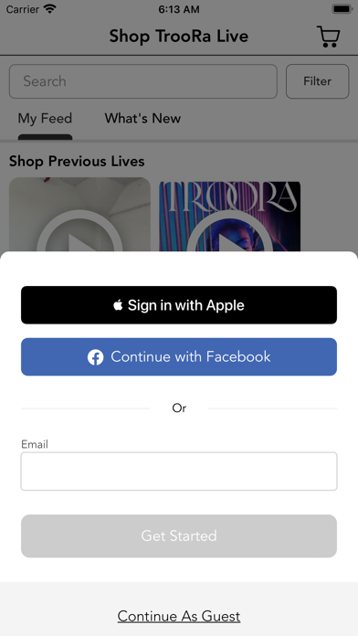 Shop TrooRa Live Screenshot