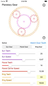 Planetary Gear Calculator iphone resimleri 1