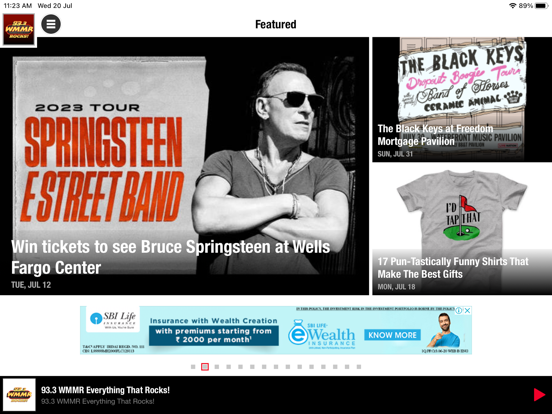 93.3 WMMR iPad screenshot 2 - Music app