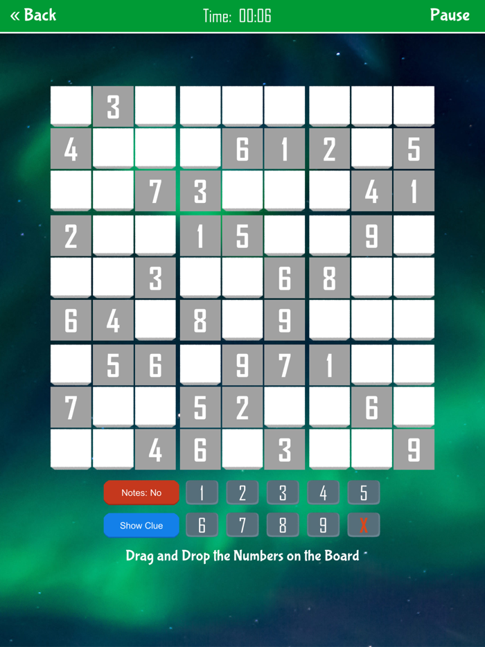 Drag and Drop Sudoku