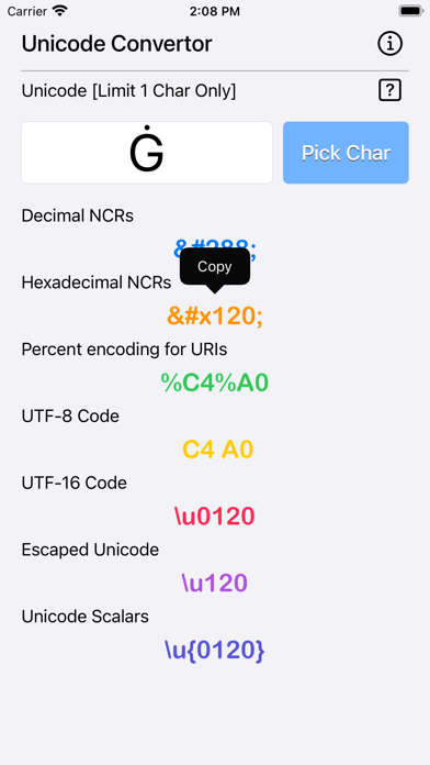 Unicode Converter Plus screenshot 9