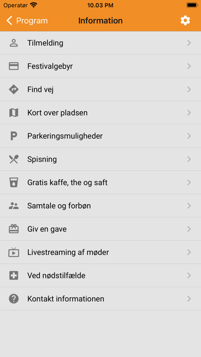 Årsmødefestival Screenshot