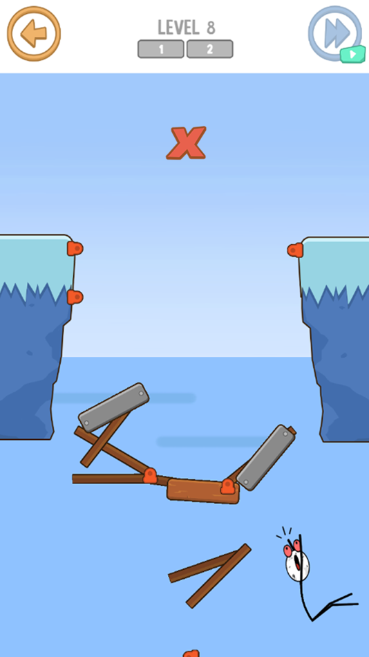 #5. Bridge Puzzle: build a bridge (iOS) By: Mai Chan