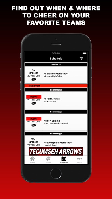 Tecumseh Athletics Screenshot
