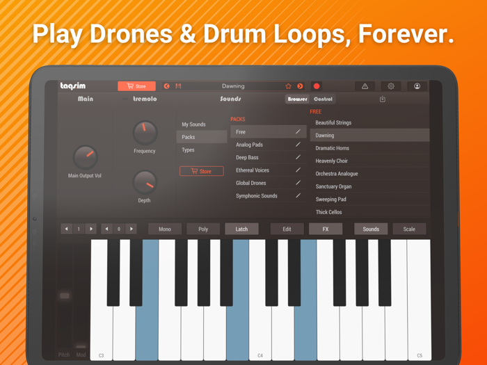 Drone Keyboard Sleep Sounds