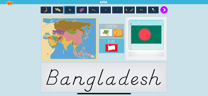Asia - Montessori Geography