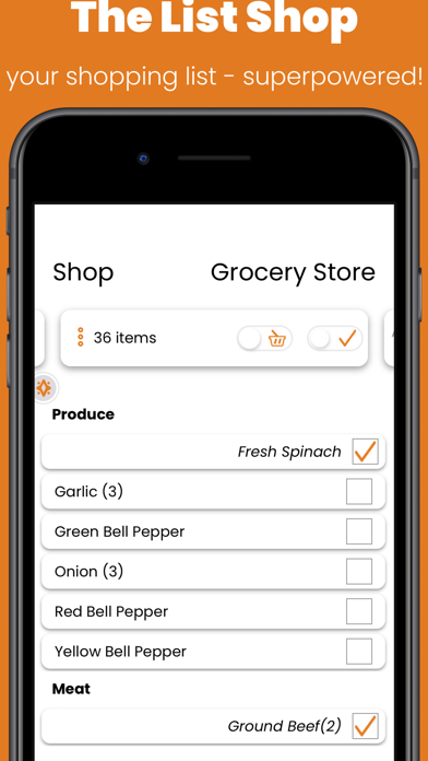 The List Shop Screenshot