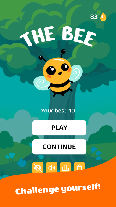 The Bee: Try to hit the bee Screenshot