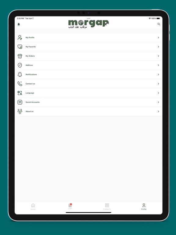 Morgap iPad screenshot 7 - Shopping app