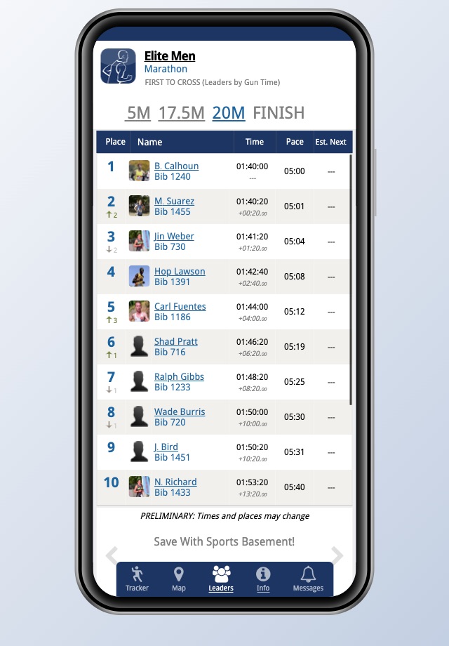 San Francisco Marathon Tracker screenshot 4