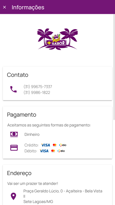 Açaí Mais Sabor Screenshot