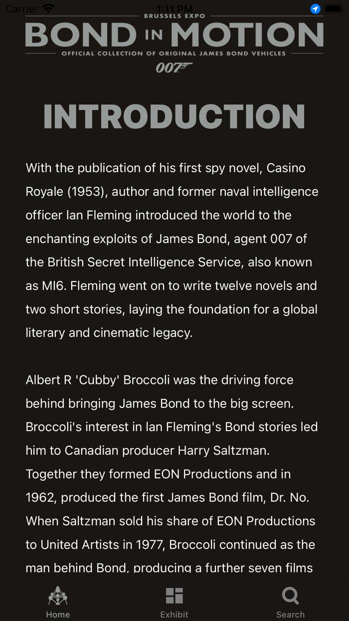 Bond in Motion  Brussels Expo