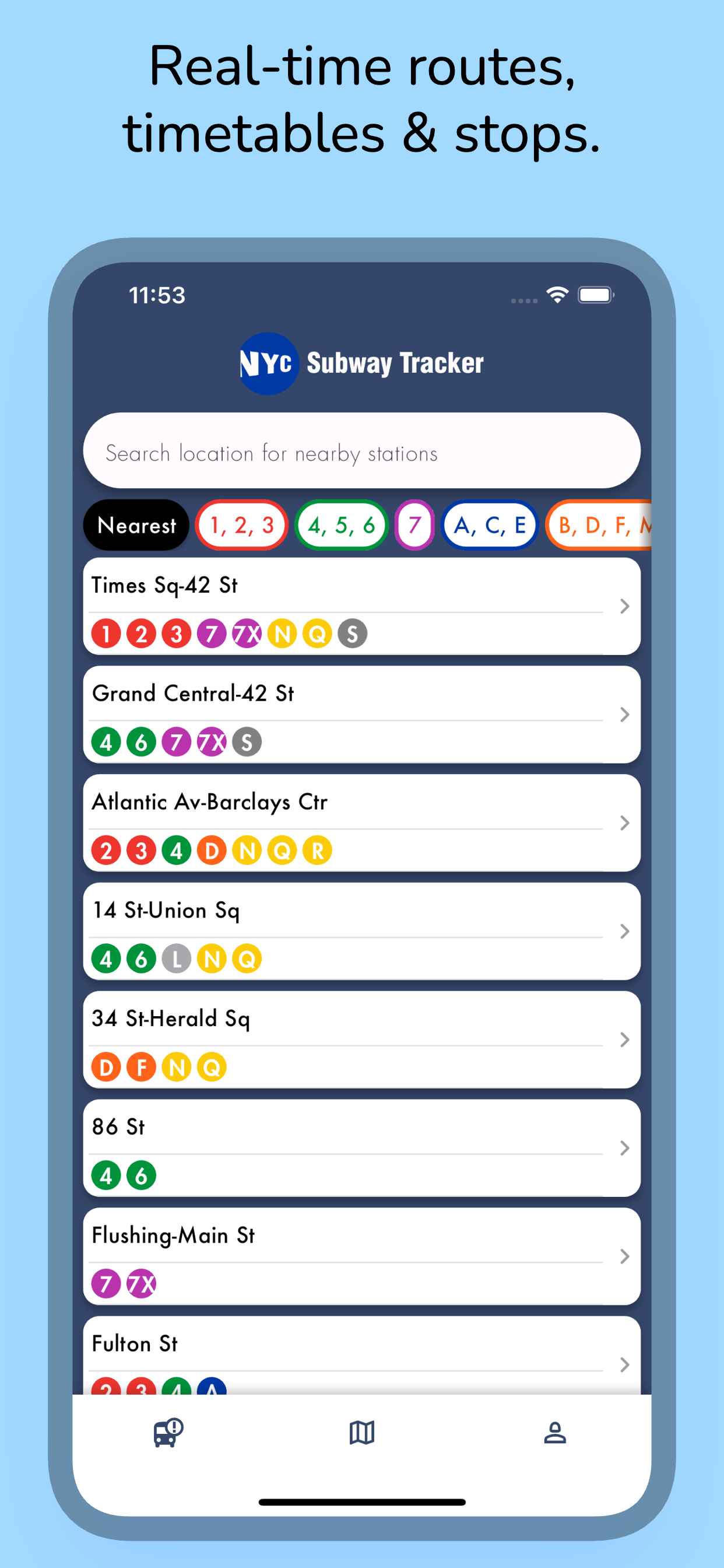 NYC Subway Tracker