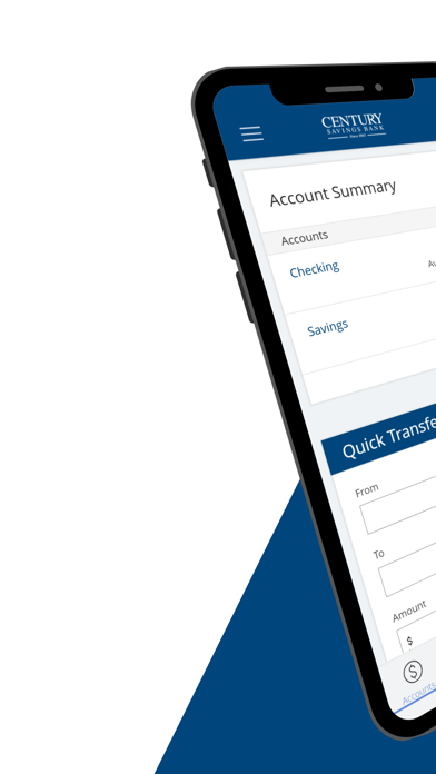 Century Savings Bank Mobile Screenshot
