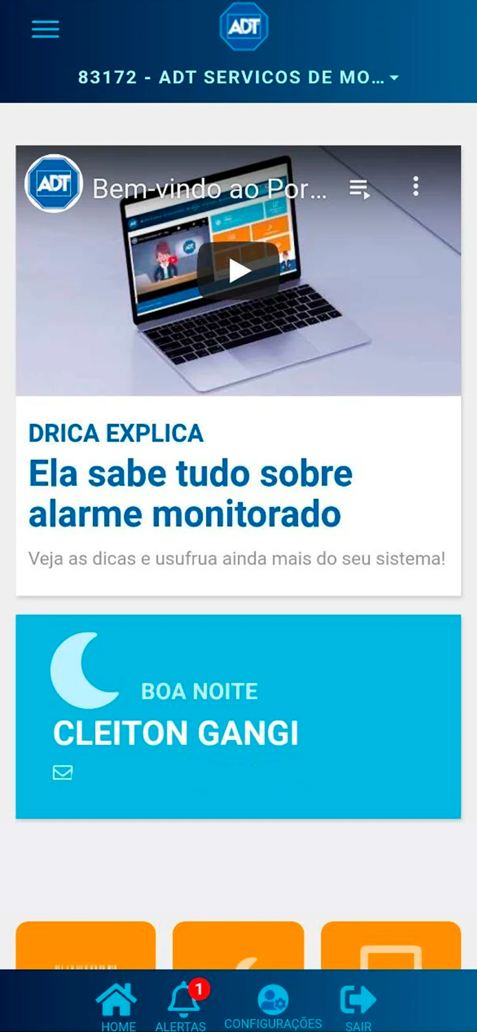 Portal do Cliente ADT
