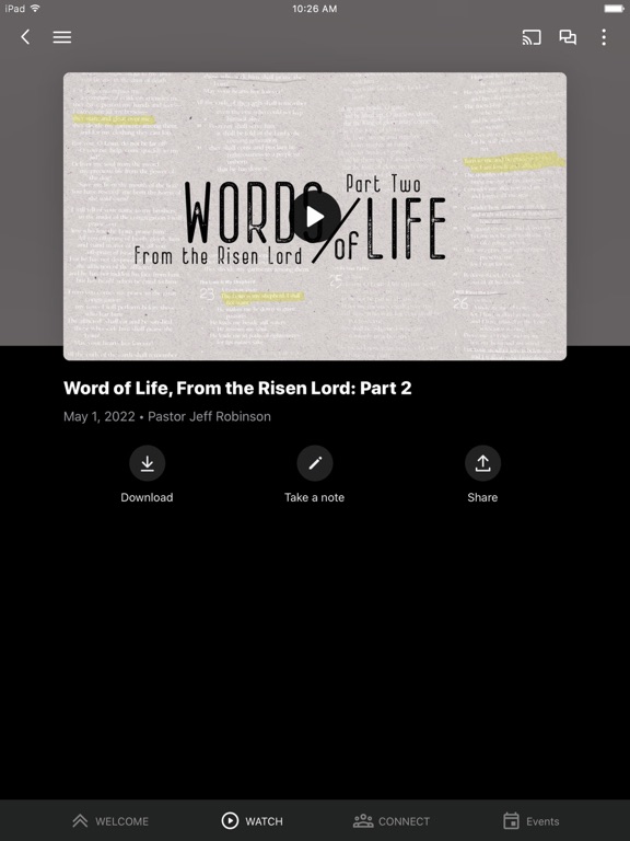 Plant City Church of God iPad screenshot 3 - Education app