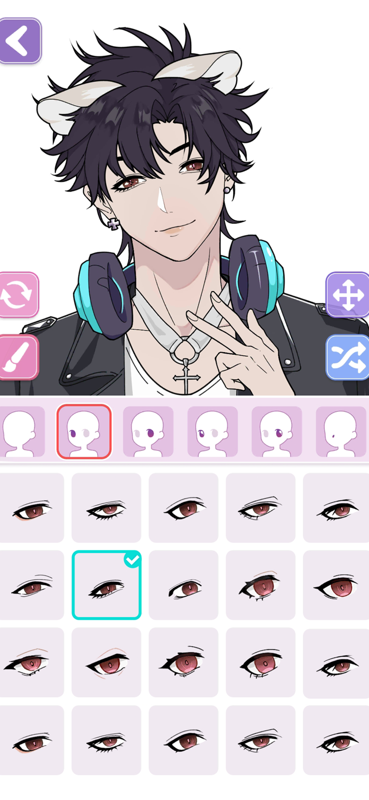 Vlinder avatar maker: Anime screenshot 6