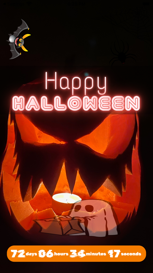 #4. How long until Halloween? (iOS) By: Edwin Mejia