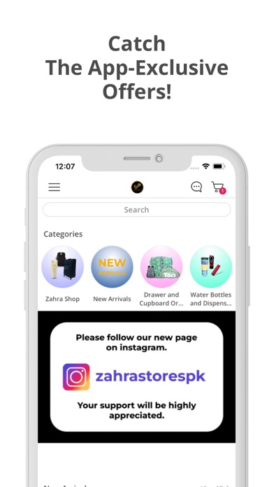 Zahra Stores Screenshot