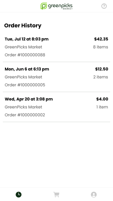 Green Picks Market Screenshot