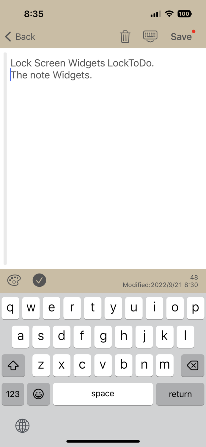 Lock Screen Widgets - LockToDo