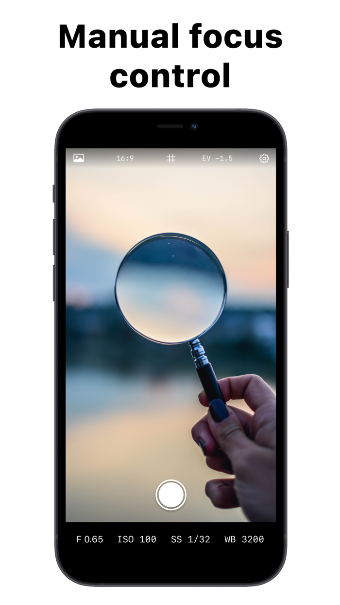 Manual Camera – Focus ISO WB