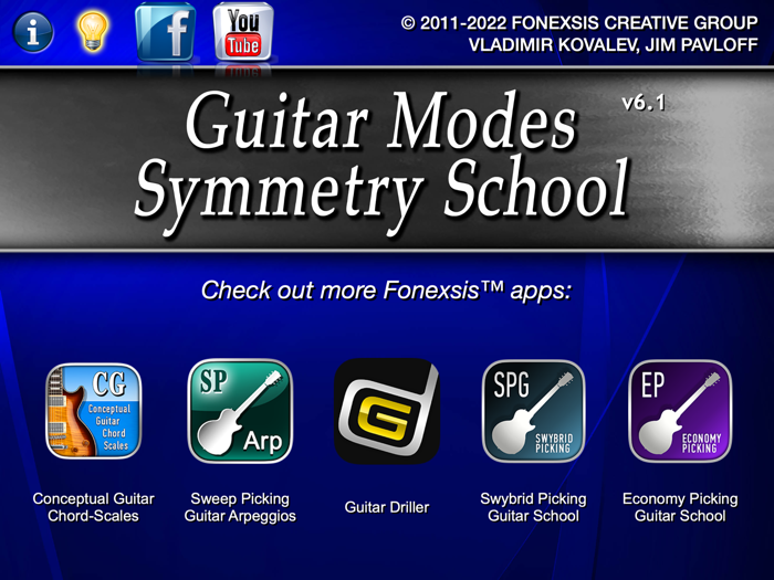 Guitar Modes Symmetry School