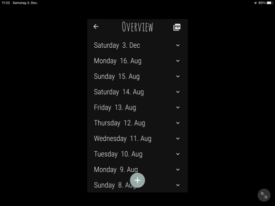 Sleep Log 2.0 iPad app afbeelding 4