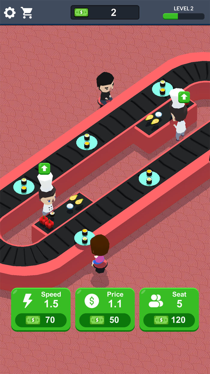 Idle Sushi Restaurant 3D