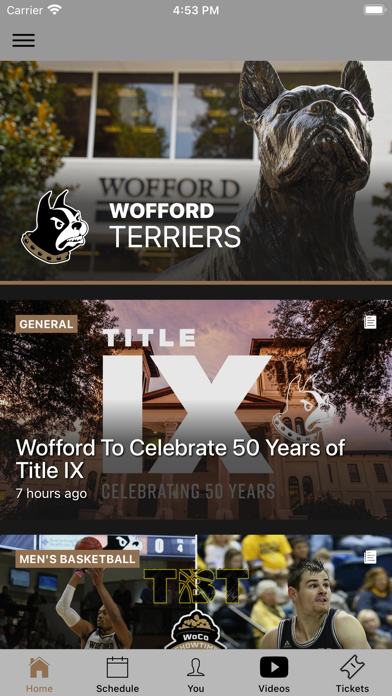 Wofford Terriers Screenshot