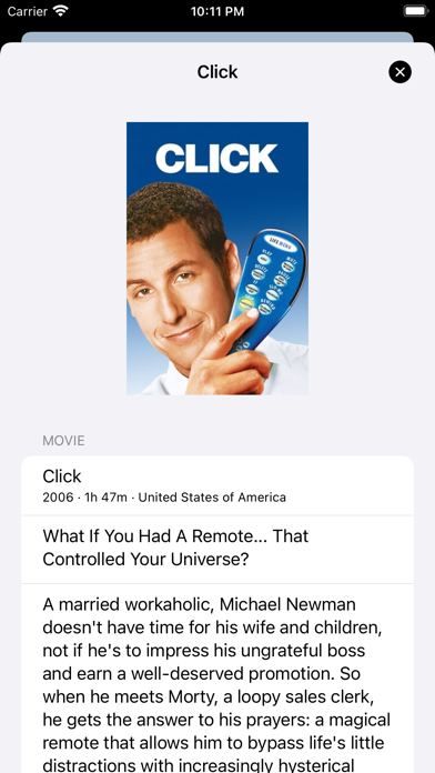 Shuffle Movies Screenshot