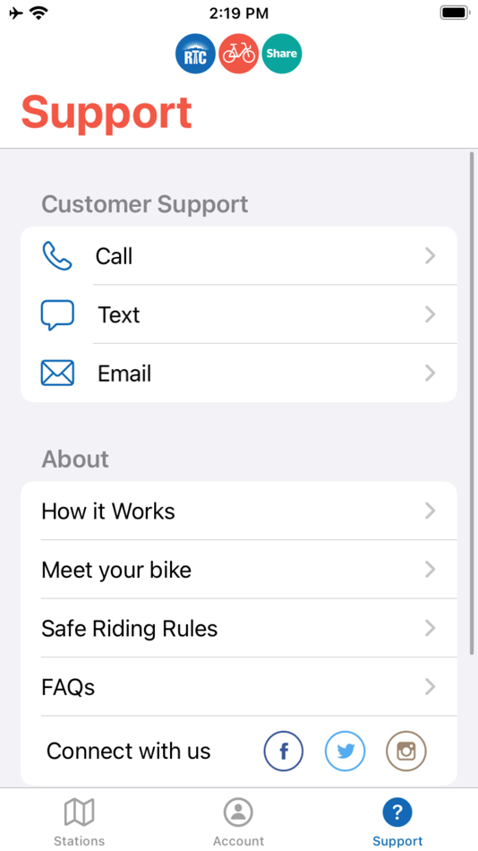 #5. RTC Bike Share (iOS) Ved: Bicycle Transit Systems