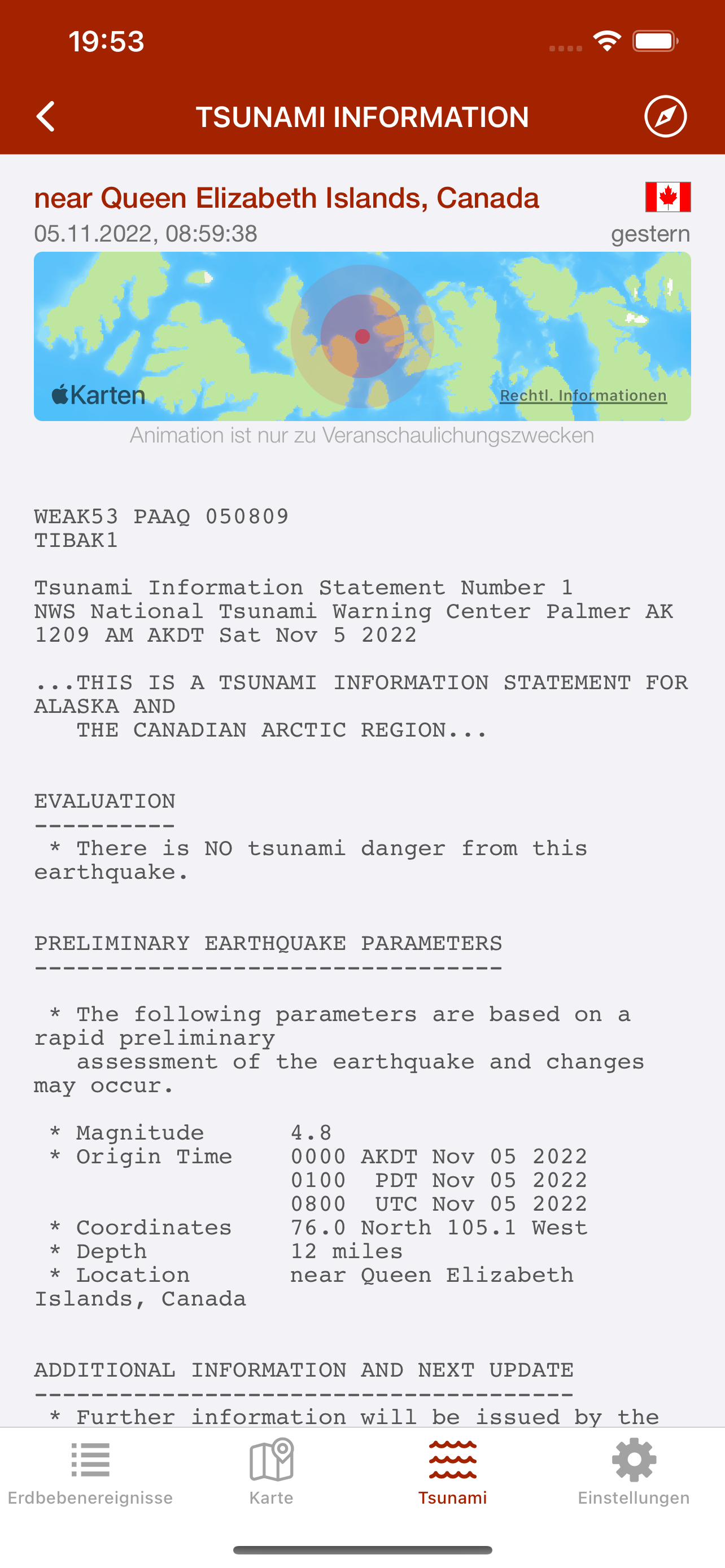 Earthquake – Erdbeben