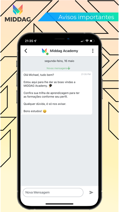 MIDDAG Academy Screenshot