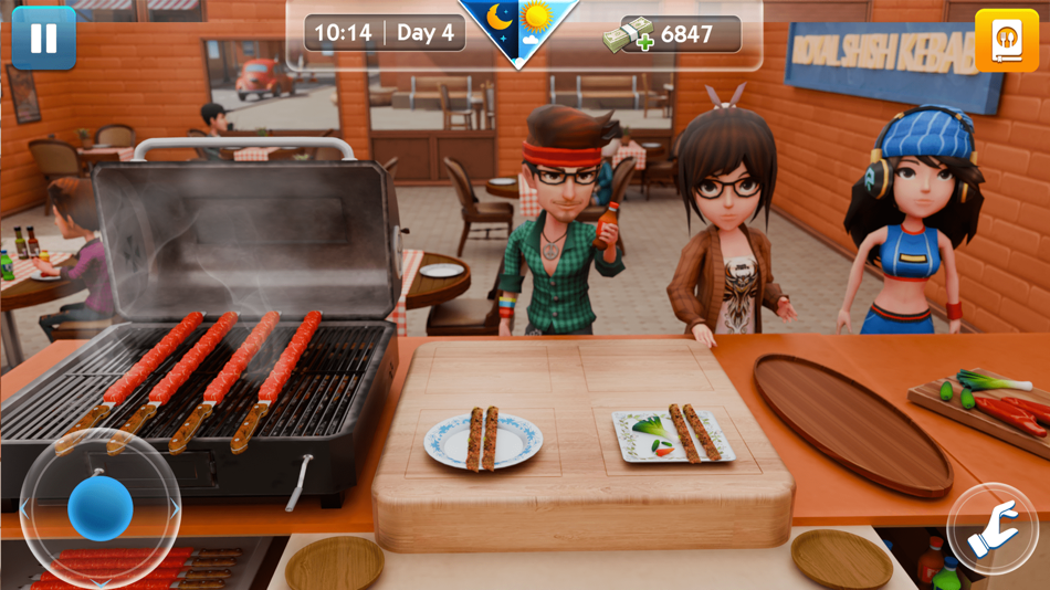 #3. Kebab Simulator-Food Chef Game (iOS) By: Muhammad Qasim Ali