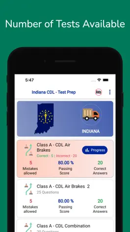 Game screenshot Indiana CDL Permit Practice hack