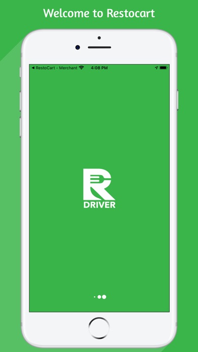 RestoCart - Driver Screenshot